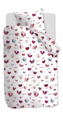 Beddinghouse Kids Dekbedovertrek Sweet Love Pink 21674