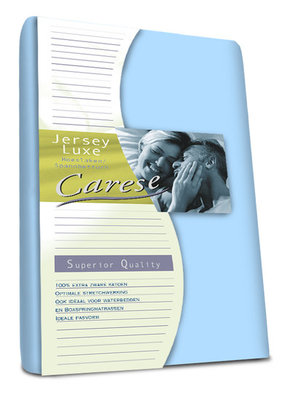 Carese Jersey Hoeslaken Lichtblauw 21416