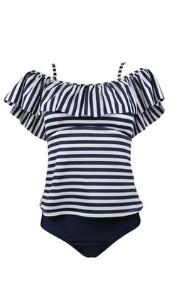 Lentiggini Tankini Navy/White 11A-31417H | 20691