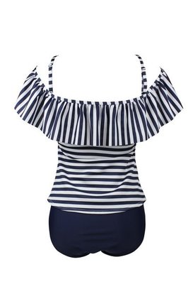 Lentiggini Tankini Navy/White 11A-31417H | 20691