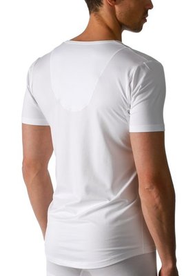 Mey Men Shirt V-Neck Dry Cotton Functional Wit 46038 | 14717
