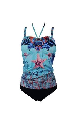 Mila Dames Tankini Turquoise-Navy 23A-31213CH | 20674