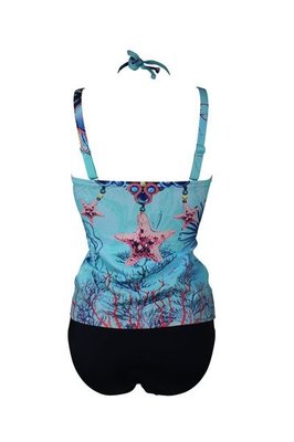 Mila Dames Tankini Turquoise-Navy 23A-31213CH | 20674
