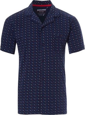 Pastunette Mix & Match Doorknoop Shirt Blauw 4399-624-7 | 20841