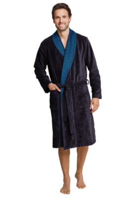 Schiesser Badjas Dark Blue 159145 | 20055