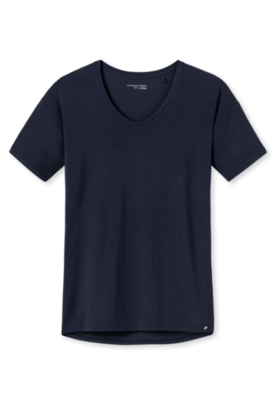 Schiesser Dames Shirt 804 Nachtblauw 165664 | 20562