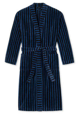 Schiesser Heren Badjas Donkerblauw 142106-803 | 20369