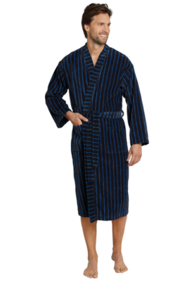 Schiesser Heren Badjas Donkerblauw 142106-803 | 20369
