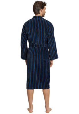 Schiesser Heren Badjas Donkerblauw 142106-803 | 20369
