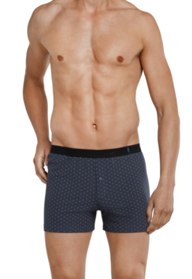 Schiesser Men 95/5 Shorts 2-Pack Antraciet 161149 | 18663