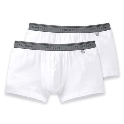 Schiesser Men 95/5 Shorts 2-Pack Wit 155587 | 17469