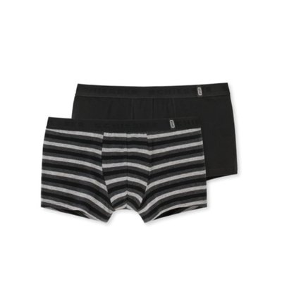 Schiesser Men 95/5 Shorts 2-Pack Zwart 154434 | 15739