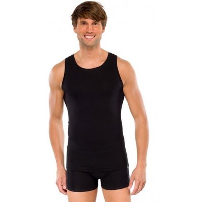 Schiesser Men Long Life Cotton Shirt 0/0 Black 145138 | 12301