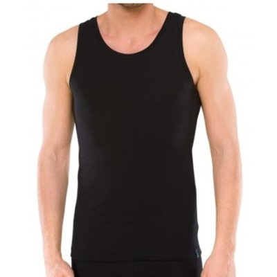 Schiesser Men Long Life Cotton Shirt 0/0 Black 145138 | 12301