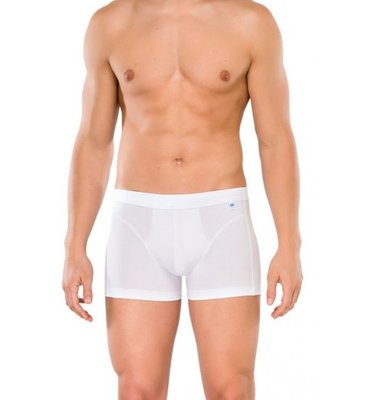 Schiesser Men Long Life Cotton Short White 145136 | 12296