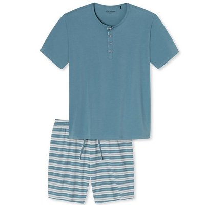 Schiesser Shortama BlauwGroen 161680 | 18873