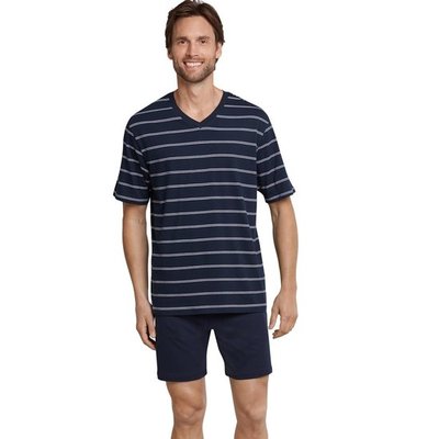 Schiesser Shortama Blauw 159621 | 18727