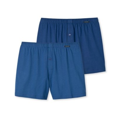 Schiesser Shorts 2-Pack Blauw 154789 | 15733