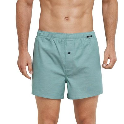 Schiesser Shorts 2-Pack Groen/Zwart 161549 | 18867