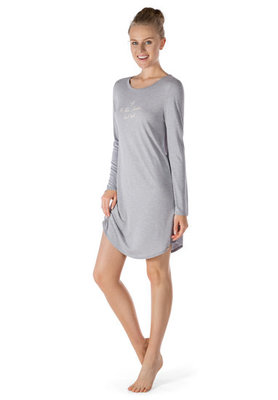 Skiny Nachthemd 4705 Stonegrey 082888 | 19748