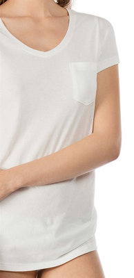 Skiny Shirt Korte Mouw Ivoor 081894 | 18597