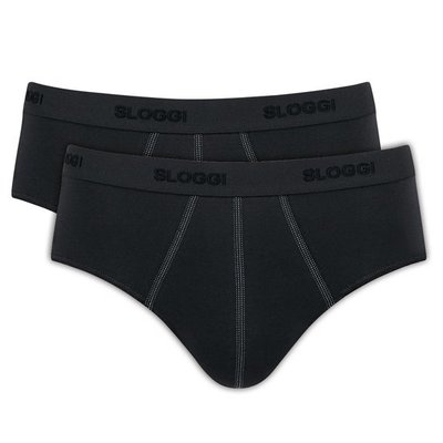 Sloggi Men 24/7 Midi 2-pack Zwart 10163131 | 16023