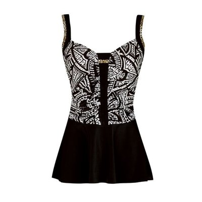 Sunflair Tankini/Zwemjurk Zwart 78042 | 15730-15731