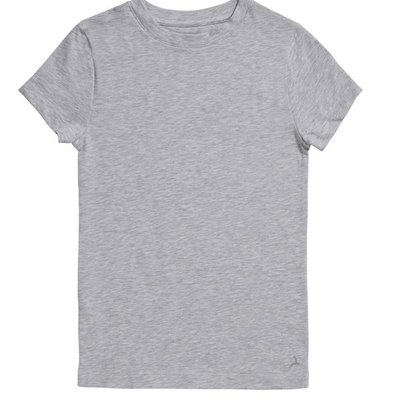Ten Cate Boys Basic T-shirt Light Grey Melee 30041 | 17498
