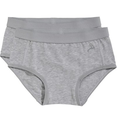 Ten Cate Girls Basic Brief Light Grey Melee 30046 | 17512