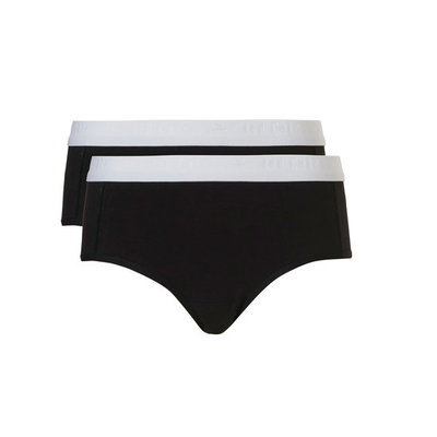 Ten Cate Girls Teens Hipster 2-Pack Black 31124 | 20932