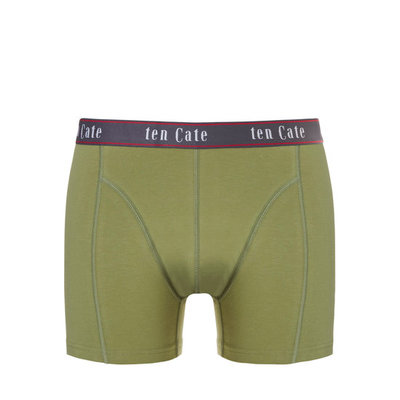 Ten Cate Men Fine Shorts 2-Pack Ebony Mosstone 30709 | 20388