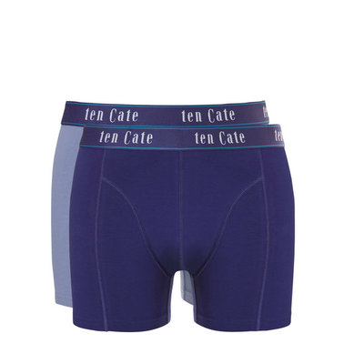 Ten Cate Men Fine Shorts 2-Pack Lightblue Navy 30709 | 20386