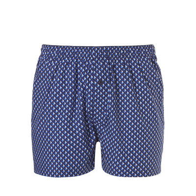 Ten Cate Men Woven Shorts Diamond Blue + Check Green 30232 | 19123