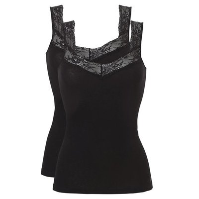 Ten Cate Women Basic Lace Shirt Black 30205 | 17467