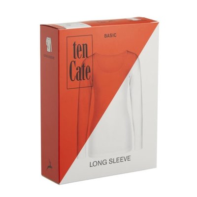 Ten Cate Women Basic Shirt Long Sleeves Wit 30200 | 17463