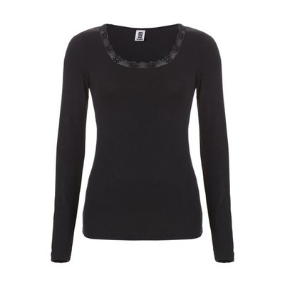 Ten Cate Women Thermo Lace Long Sleeve Black 30238 | 18221