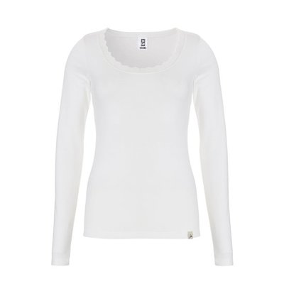 Ten Cate Women Thermo Lace Long Sleeve Snow White 30238 | 18220
