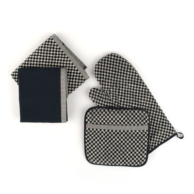 Bunzlau Castle Panlap Small Check Black 3830 | 21610
