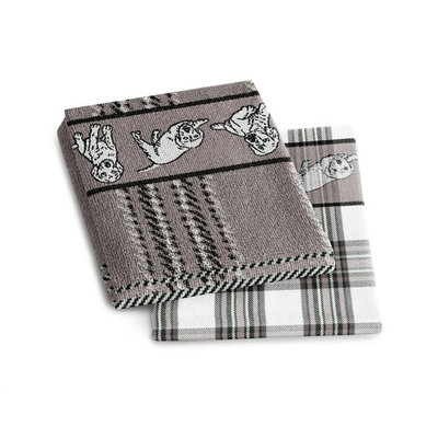 DDDDD Keukendoek Baloe Grey 18075