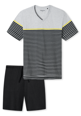 Schiesser Shortama Grey Melange 169687 | 22192