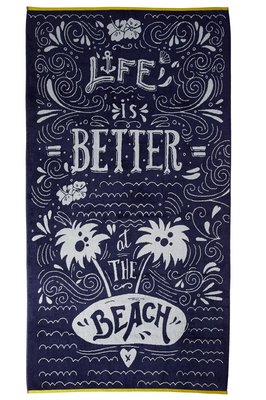 KAAT Strandlaken Beach Life Blue 22171