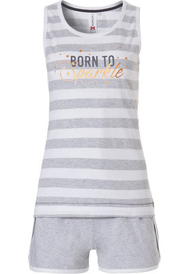 Rebelle Dames Shortama Light Grey 31201-422-1 | 22389