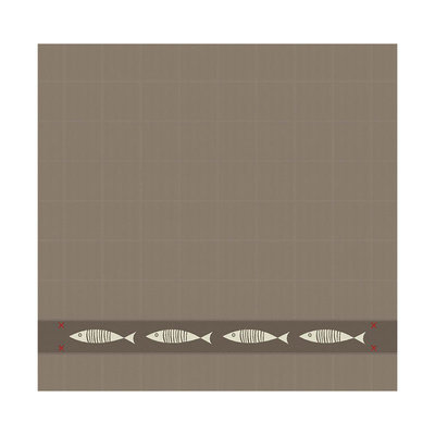 DDDDD Theedoek Pescado Taupe 22211