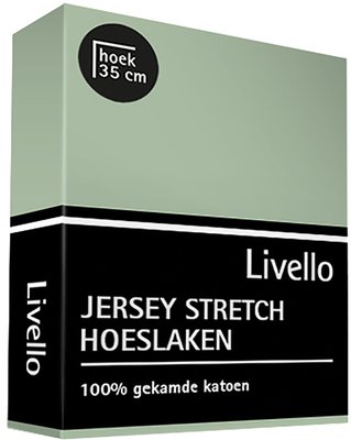 Livello Jersey Stretch Hoeslaken Pastel Green 22400