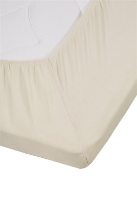 Beddinghouse Premium Jersey Lycra Topper Hoeslaken Naturel 22472