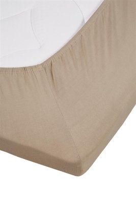 Beddinghouse Premium Jersey Lycra Topper Hoeslaken Taupe 22474