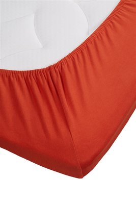 Beddinghouse Premium Jersey Lycra SplitTopper Hoeslaken Coral Red 22491