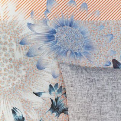 Oilily Dekbedovertrek Sunflowers Blue 18978