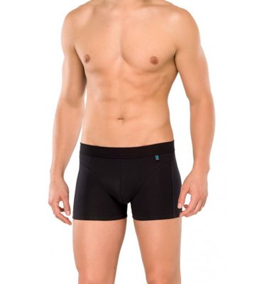Schiesser Long Life Cotton Short Black 145136 | 12297