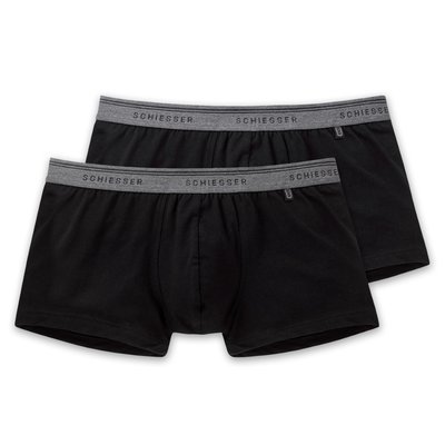 Schiesser 95/5 Shorts 2-Pack Zwart 155587 | 8512